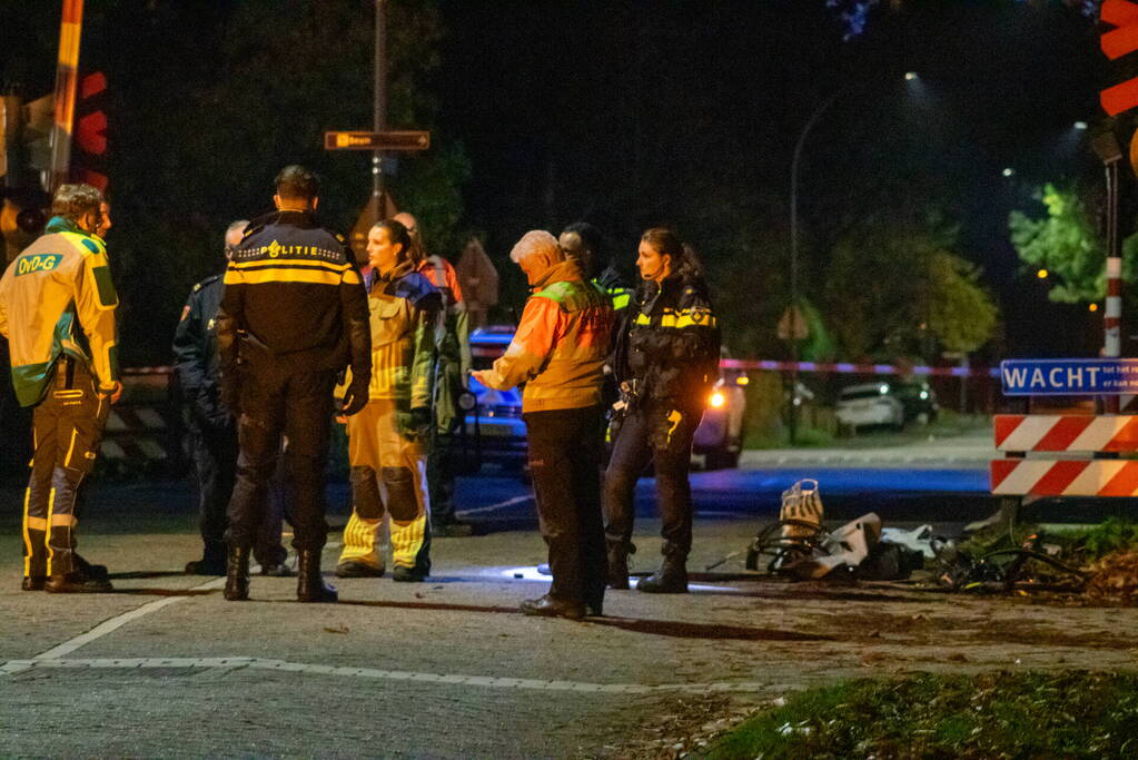 Fietser ernstig gewond bij botsing met trein