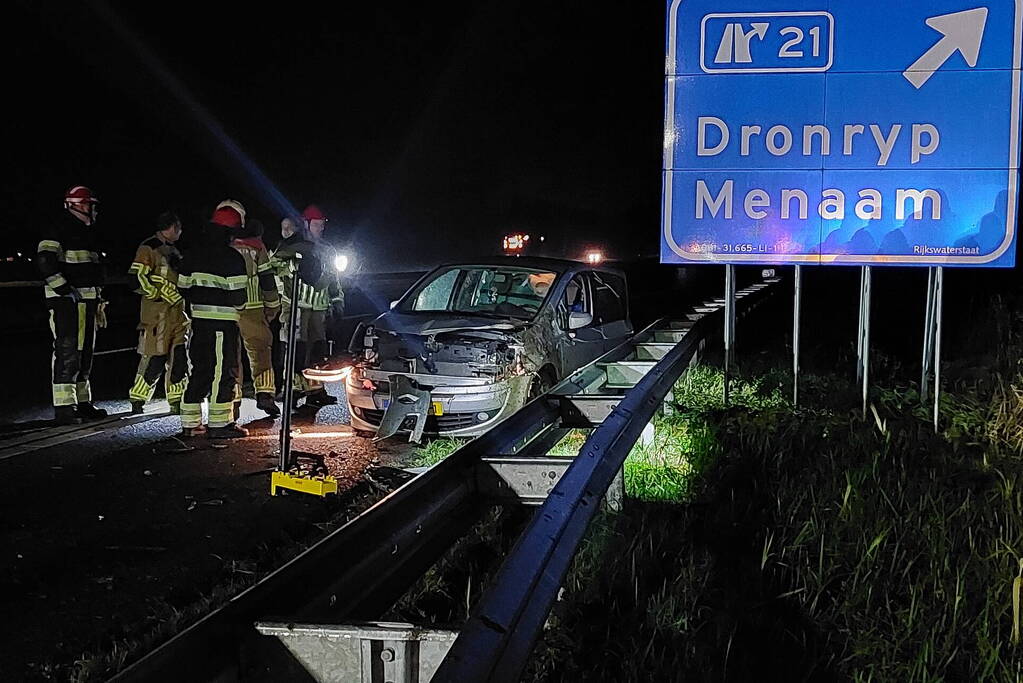 Gewonden na frontale botsing tussen auto's