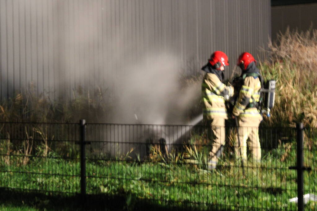 Scooter gaat in vlammen op