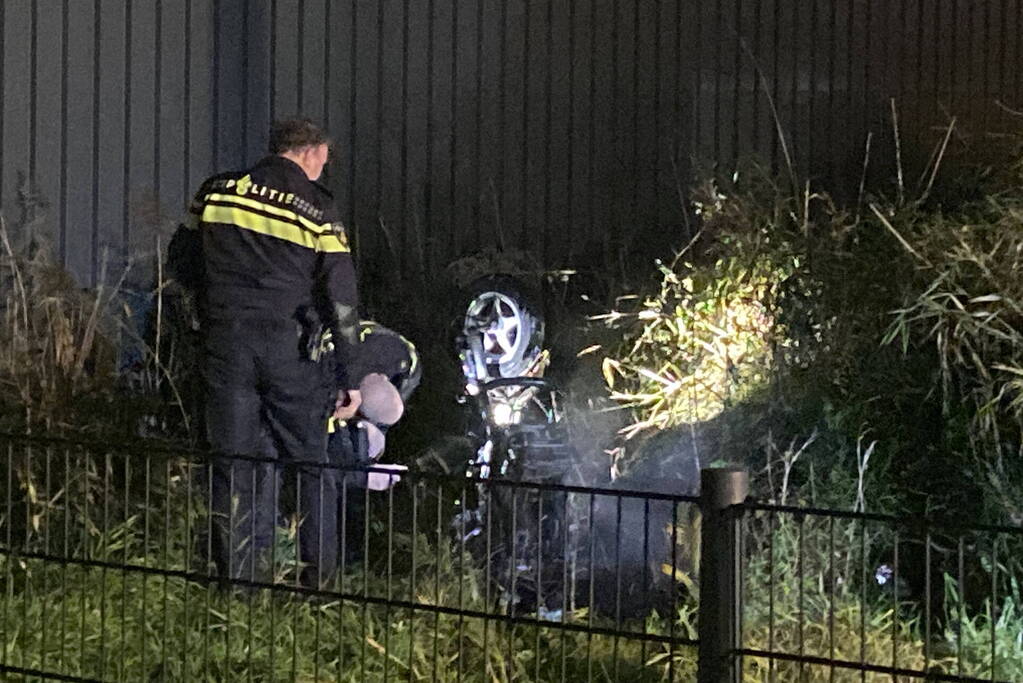 Scooter gaat in vlammen op