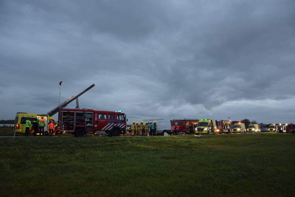 Meerdere gewonden bij groot ongeval