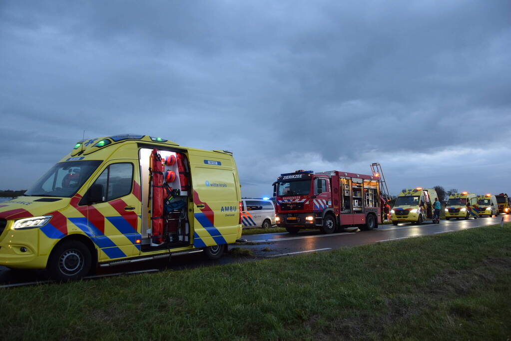 Meerdere gewonden bij groot ongeval