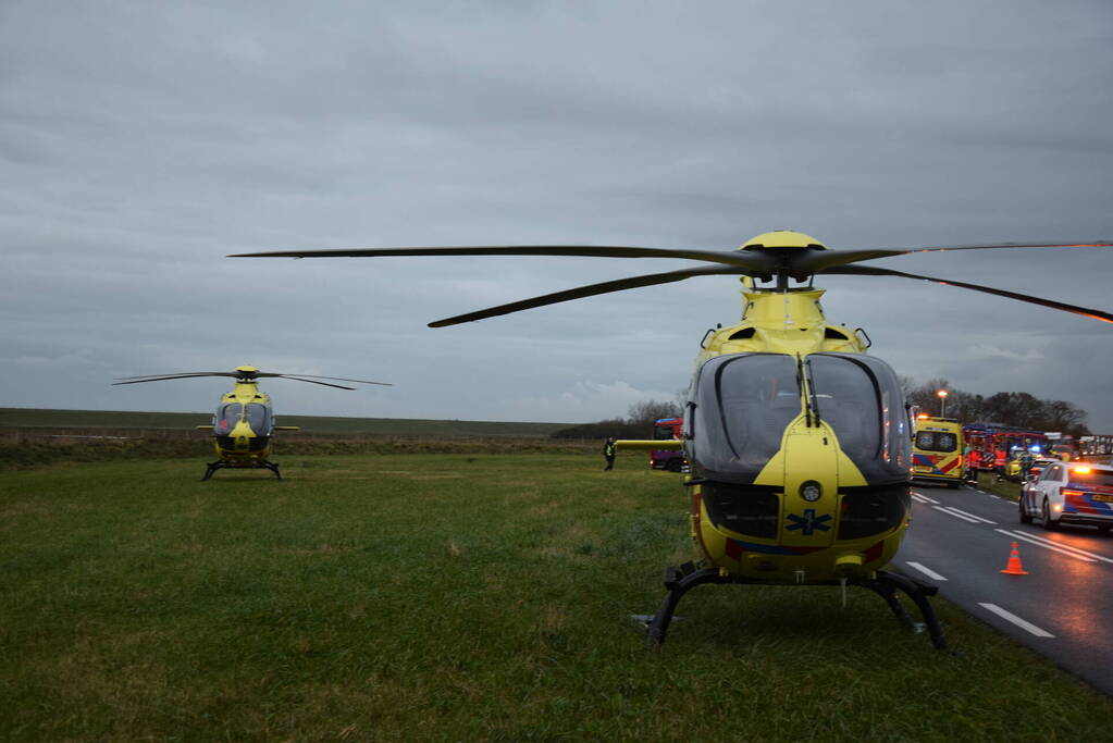Meerdere gewonden bij groot ongeval