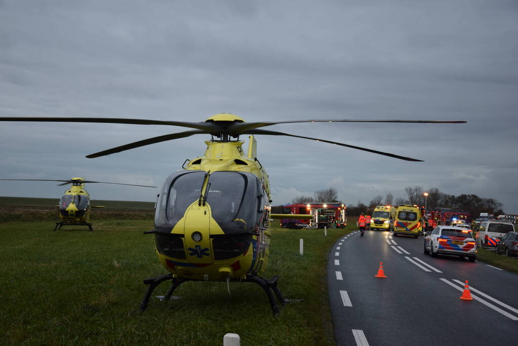 Meerdere gewonden bij groot ongeval