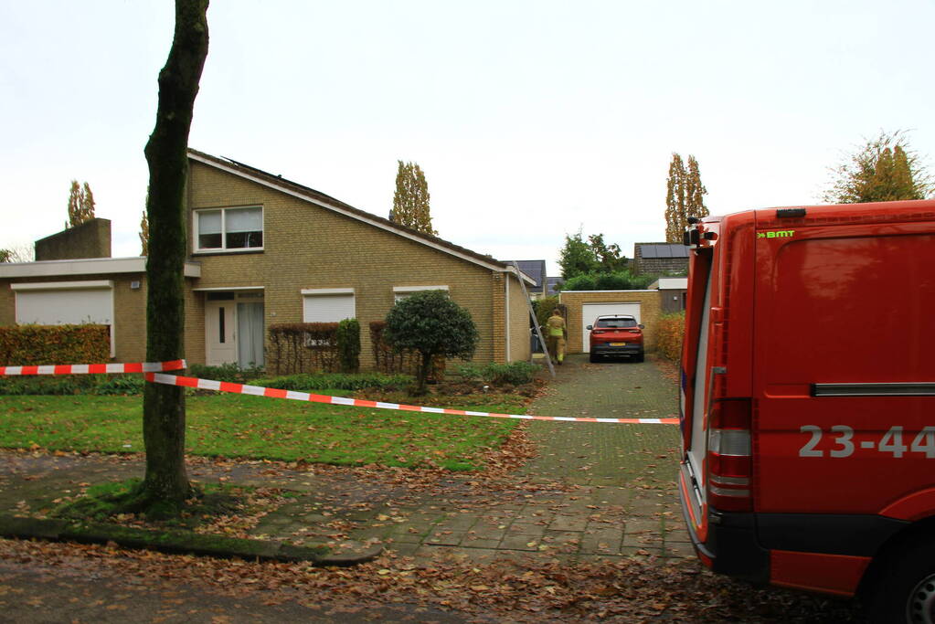 Gaslekkage in woning na gaslucht