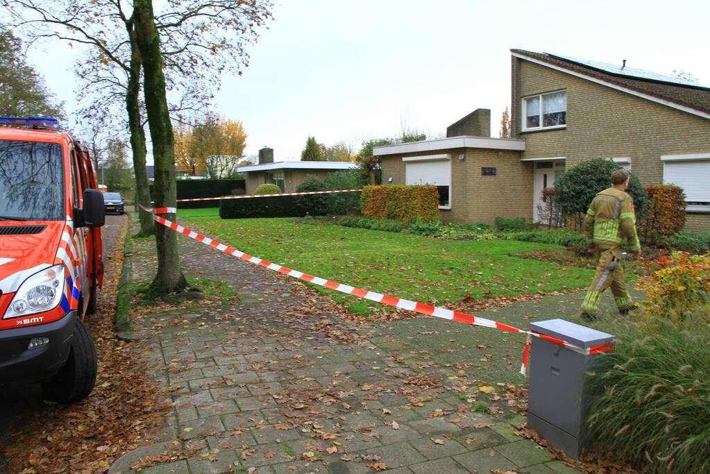 Gaslekkage in woning na gaslucht