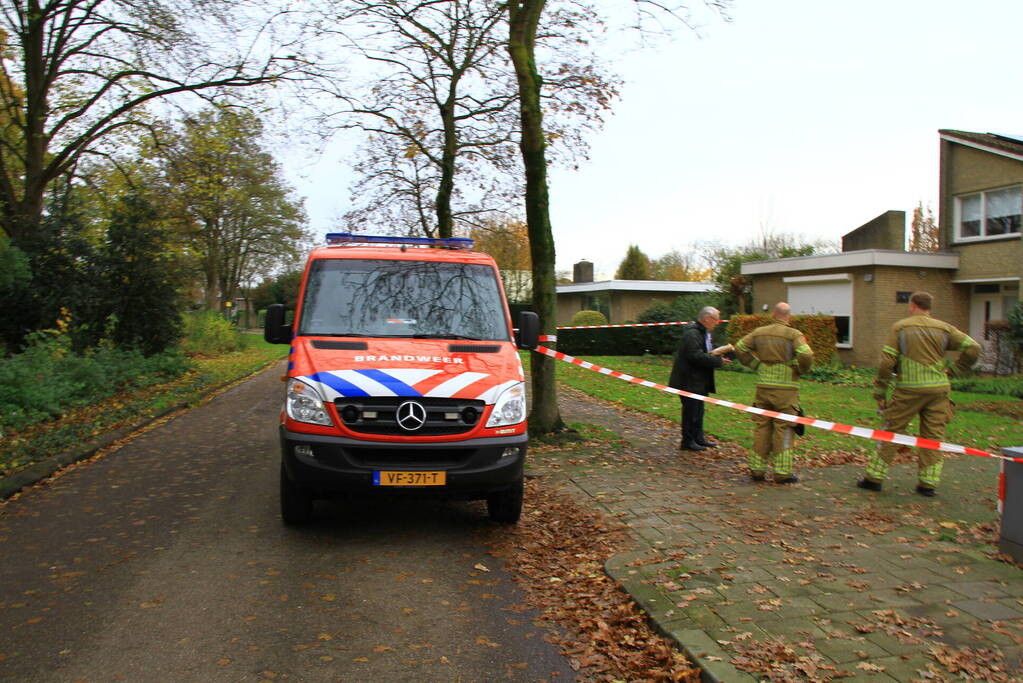 Gaslekkage in woning na gaslucht