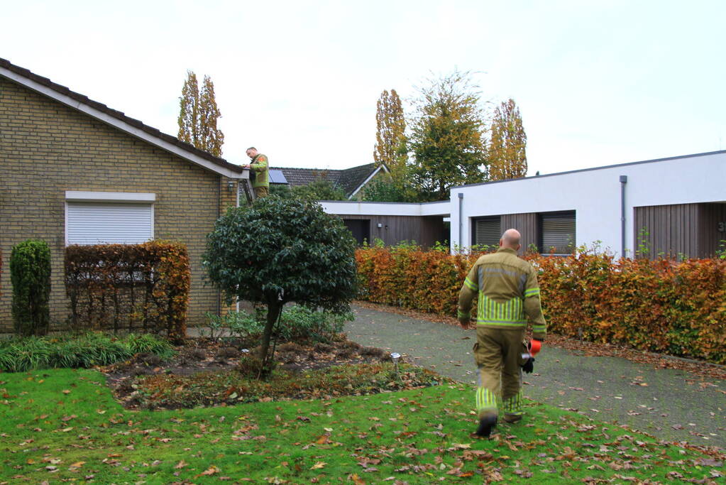 Gaslekkage in woning na gaslucht