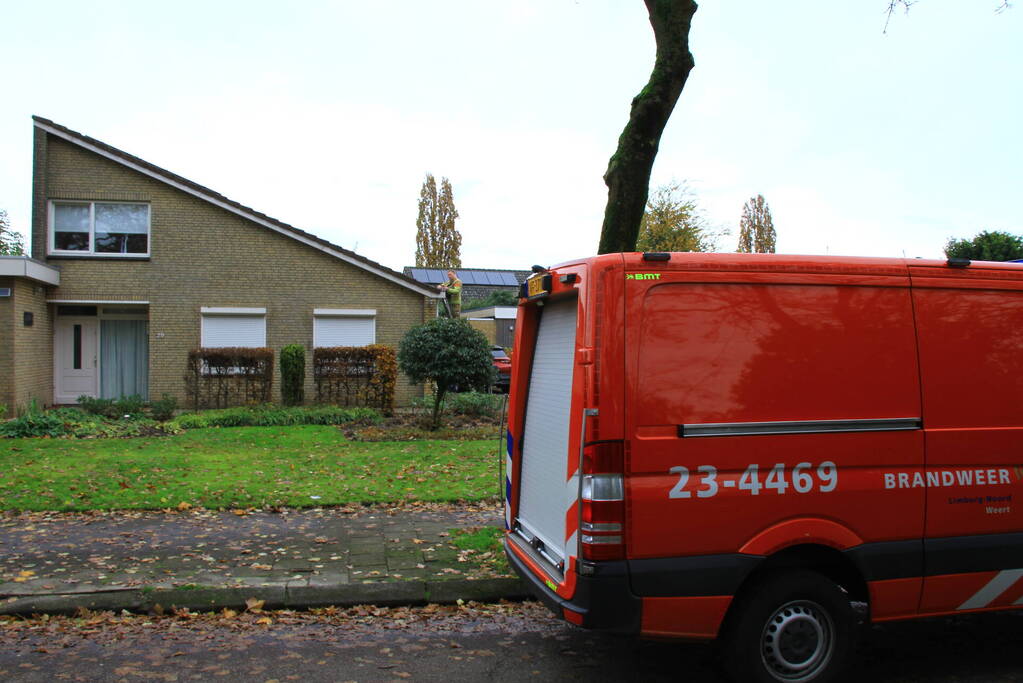 Gaslekkage in woning na gaslucht