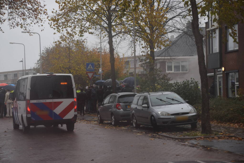 Veel politie-inzet nadat Sinterklaasintocht verstoord word