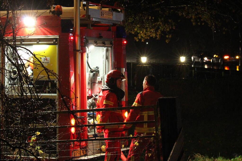 Gebouwbrand geblust door brandweer