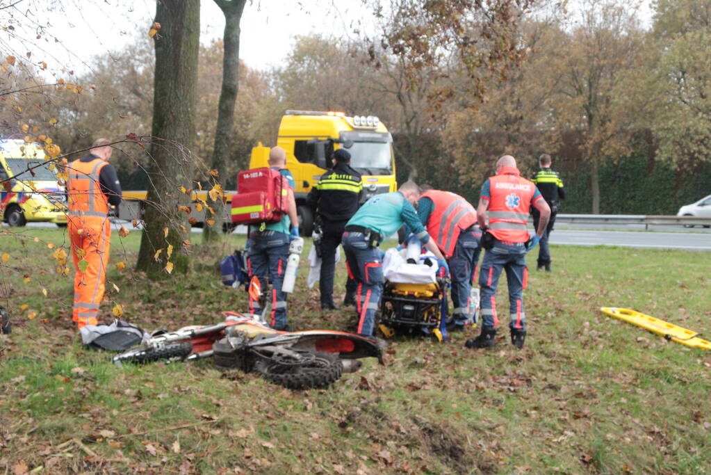 Moterrijders gewond na ongeval