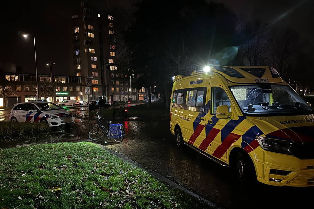 Gewonde fietser aangetroffen op straat