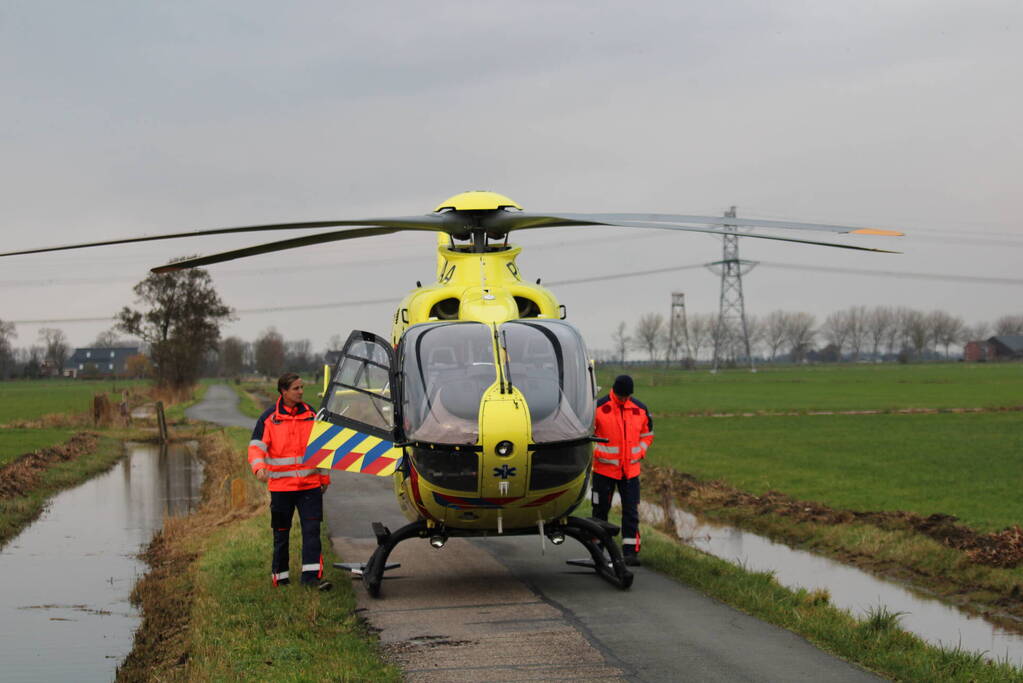 Traumahelikopter ingezet voor medische noodsituatie