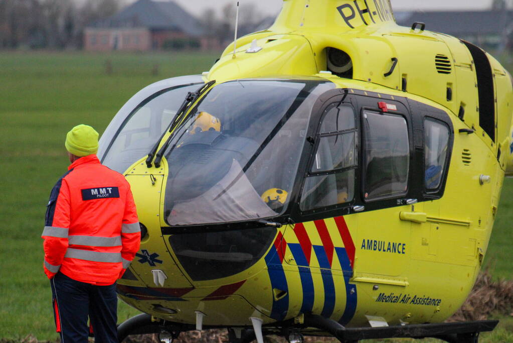 Traumahelikopter ingezet voor medische noodsituatie