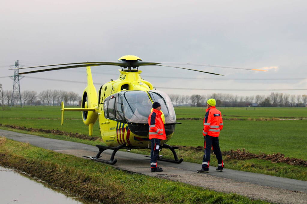Traumahelikopter ingezet voor medische noodsituatie
