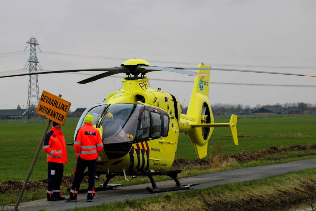 Traumahelikopter ingezet voor medische noodsituatie