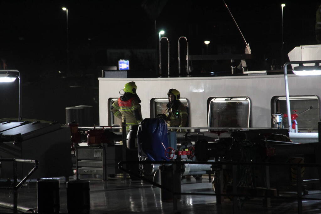 Brand aan boord van tanker