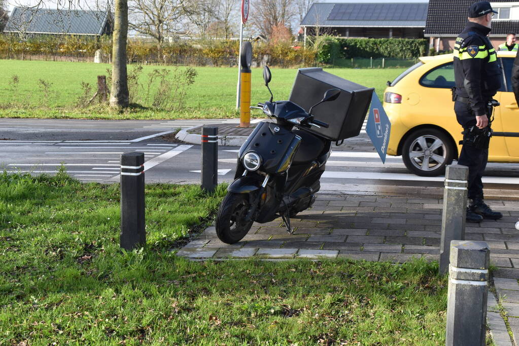 Scooterrijder gewond n aval door remactie