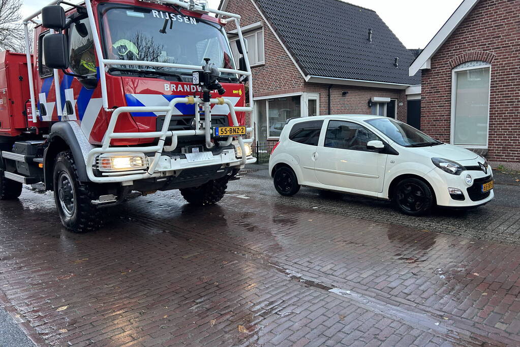 Schuurbrand blijkt brandende vuurton