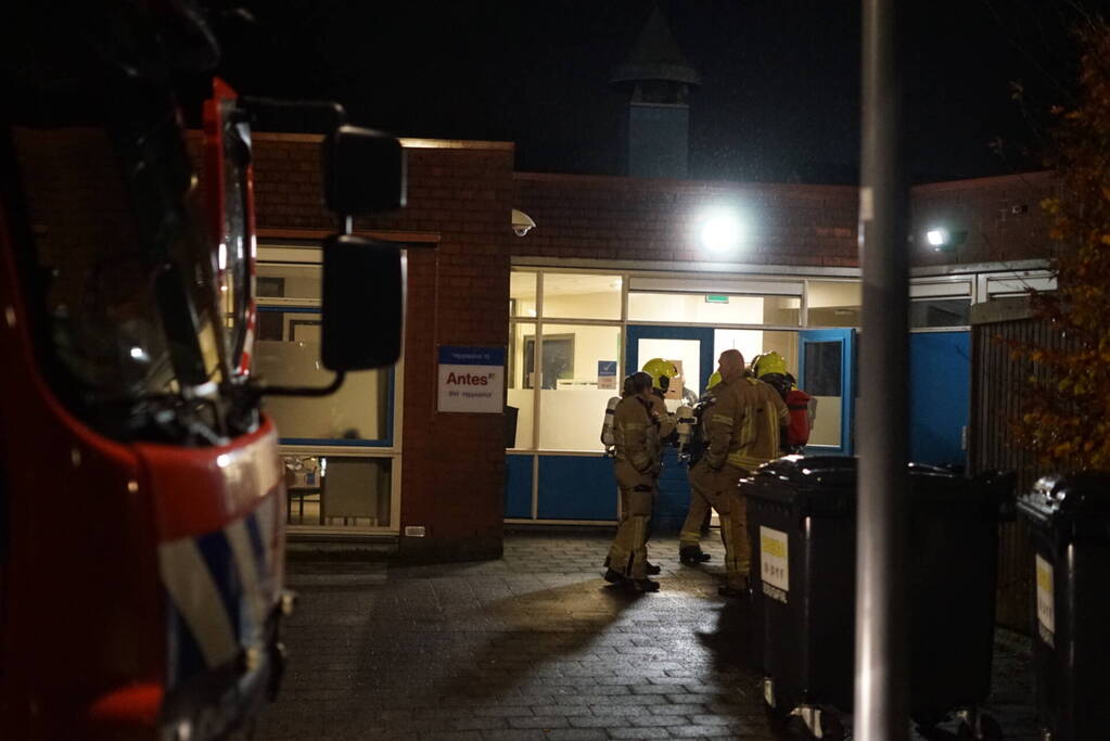 Brand in plantenbak snel geblust