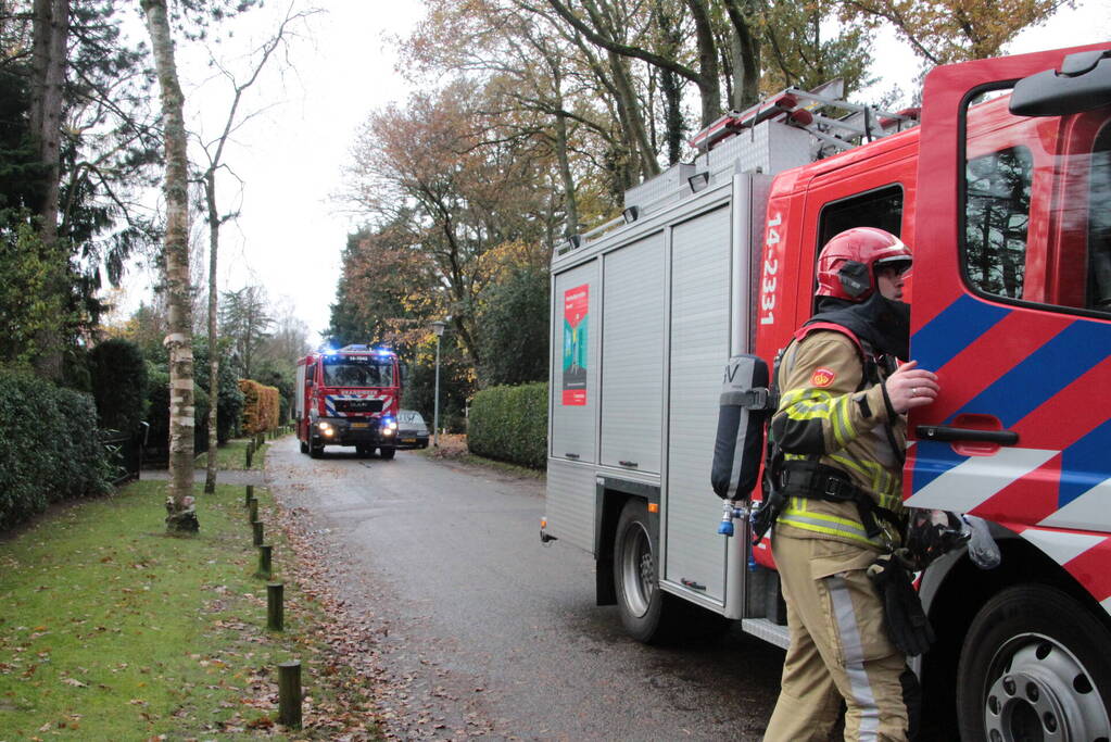 Flinke rookontwikkeling bij brand in vrijstaande villa