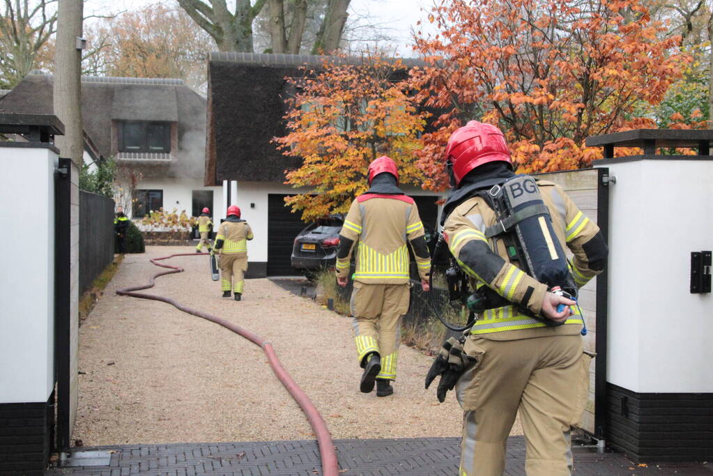 Flinke rookontwikkeling bij brand in vrijstaande villa