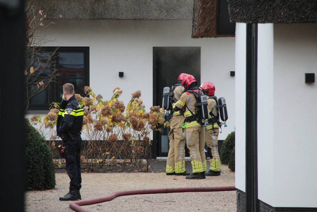 Flinke rookontwikkeling bij brand in vrijstaande villa