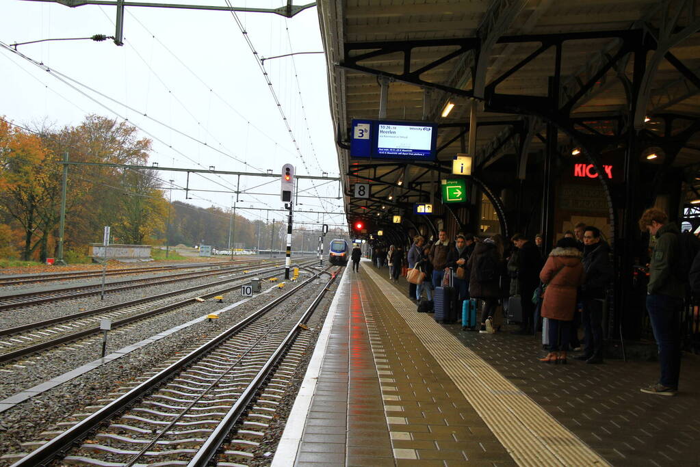 Treinverkeer gestremd door aanrijding