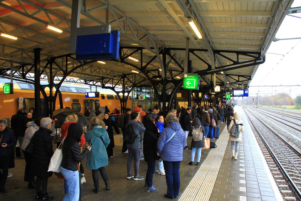 Treinverkeer gestremd door aanrijding