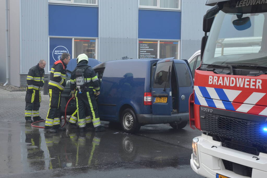 Schade aan voertuig na brand