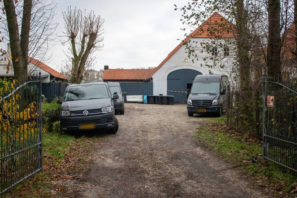 Drugslab op boerderij ontmanteld
