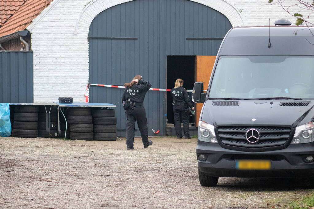 Drugslab op boerderij ontmanteld