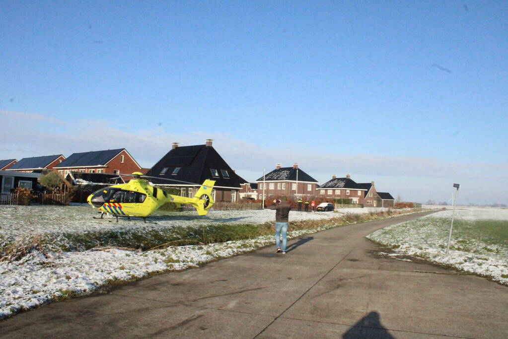 Traumateam assisteert bij medische noodsituatie