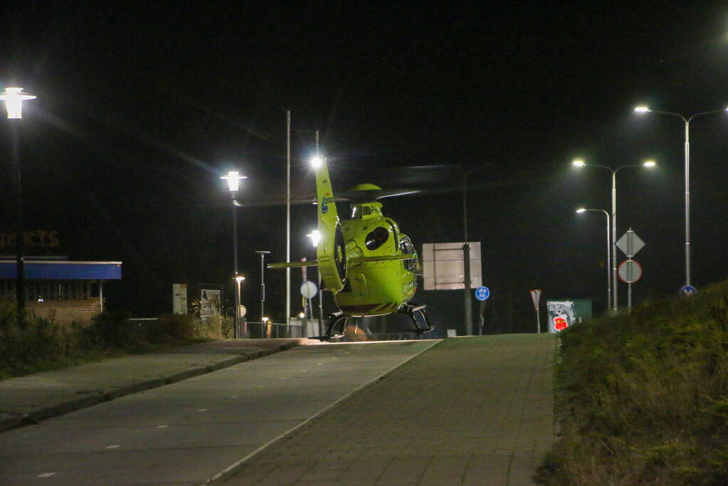 Traumateam assisteert bij medische noodsituatie