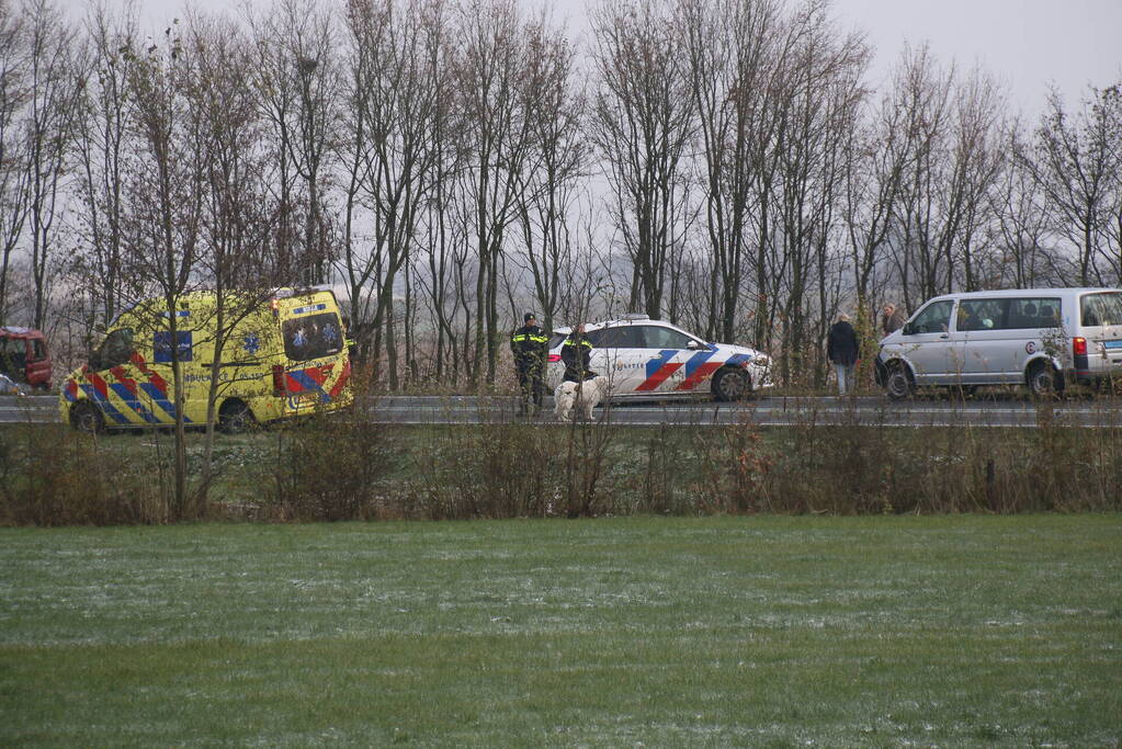 Meerdere gewonden bij ernstig ongeval tussen meerdere voertuigen