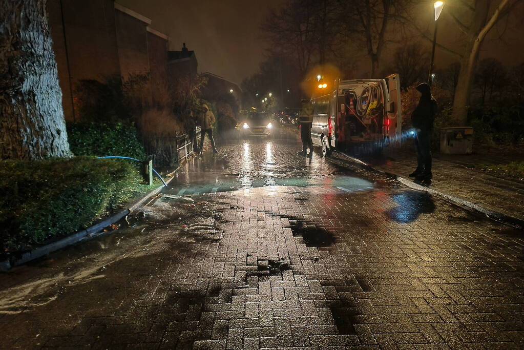 Opnieuw flinke waterlekkage