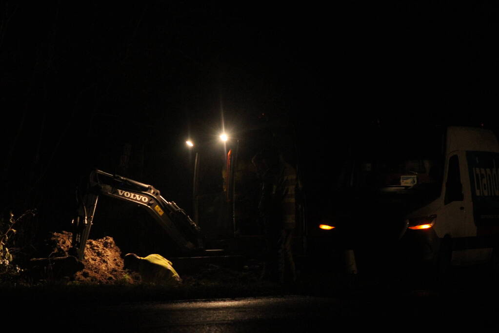 Brandweer ingezet voor gaslekkage