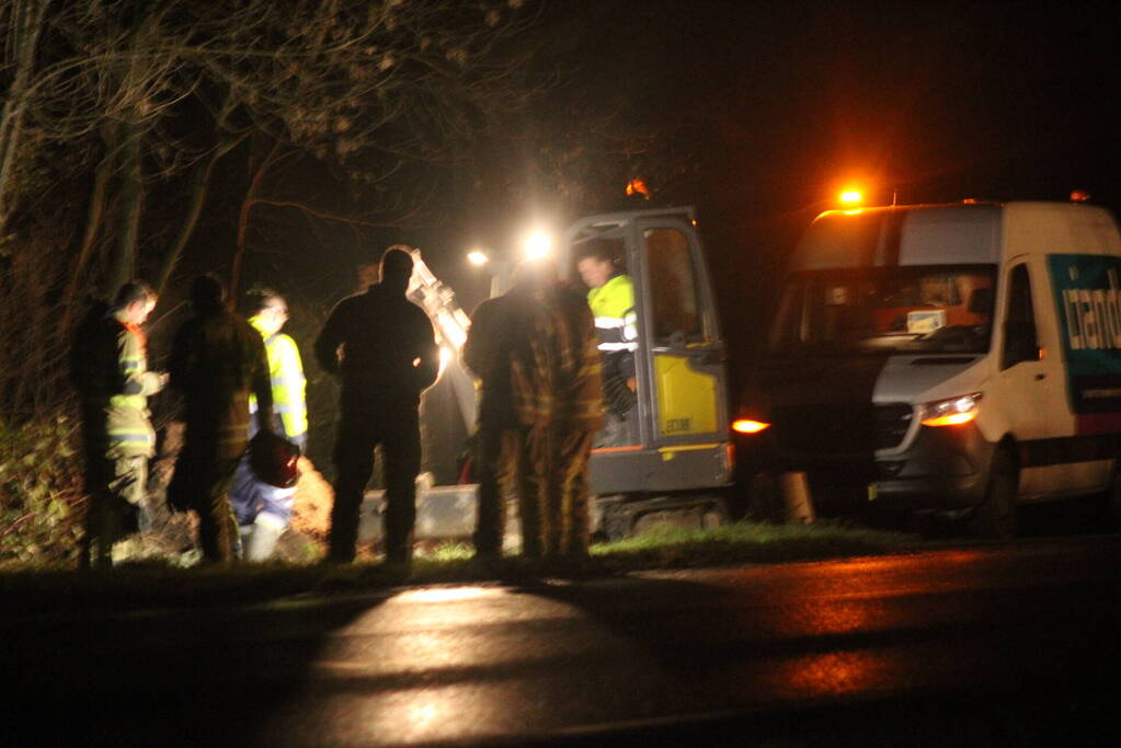 Brandweer ingezet voor gaslekkage