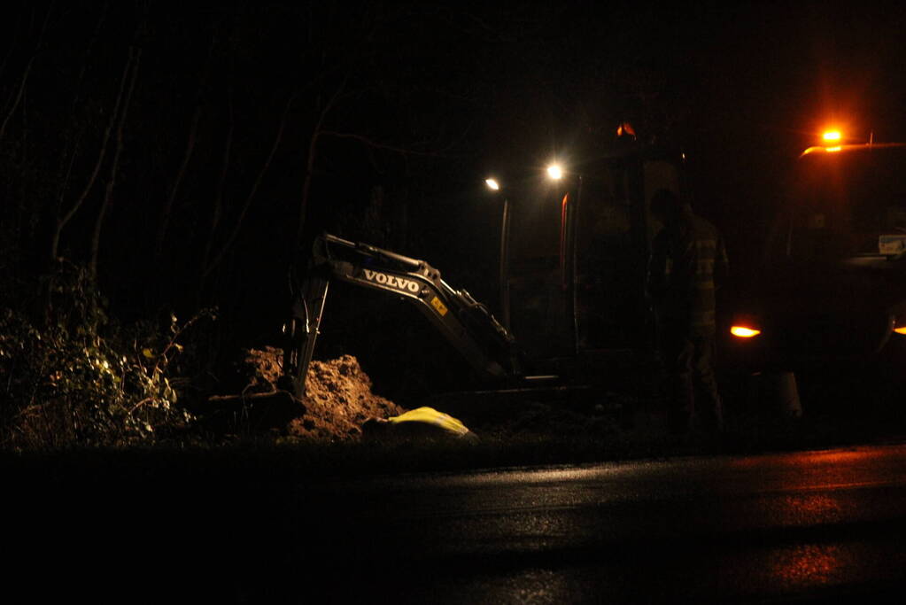Brandweer ingezet voor gaslekkage