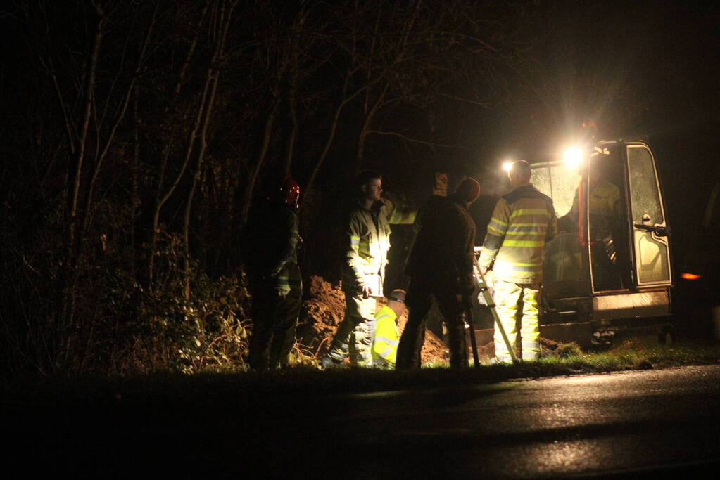 Brandweer ingezet voor gaslekkage