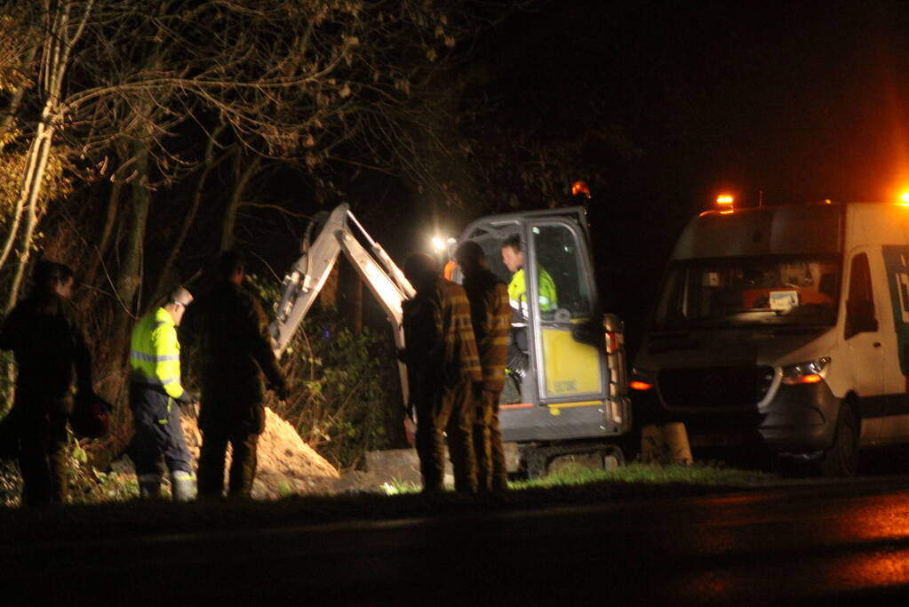 Brandweer ingezet voor gaslekkage