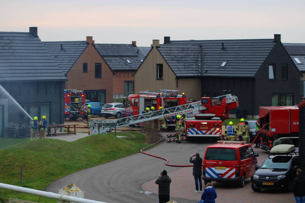 Felle brand in sauna van vakantiewoning
