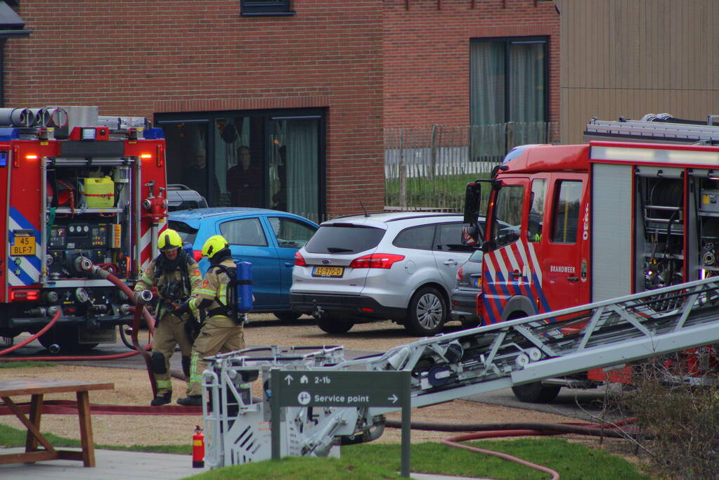 Felle brand in sauna van vakantiewoning