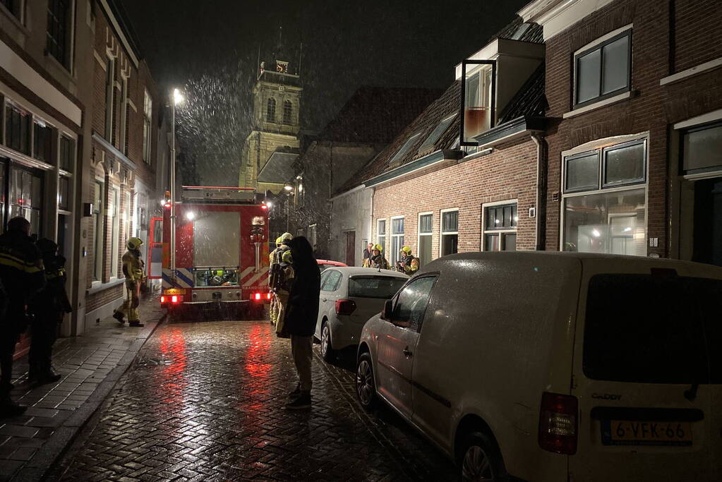 Frituurpan zorgt voor brand in woning