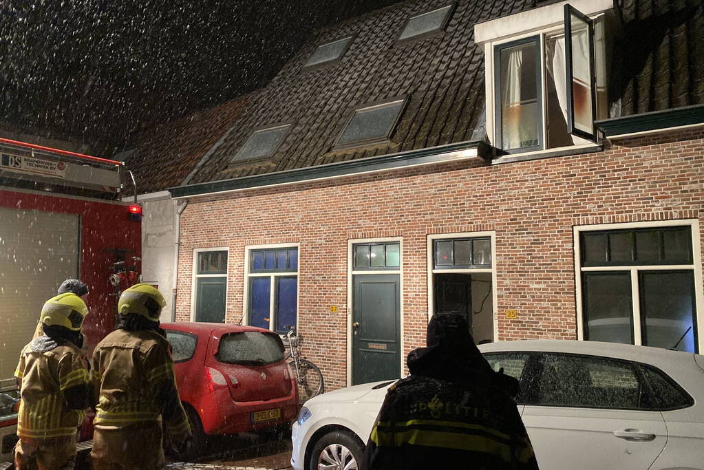 Frituurpan zorgt voor brand in woning