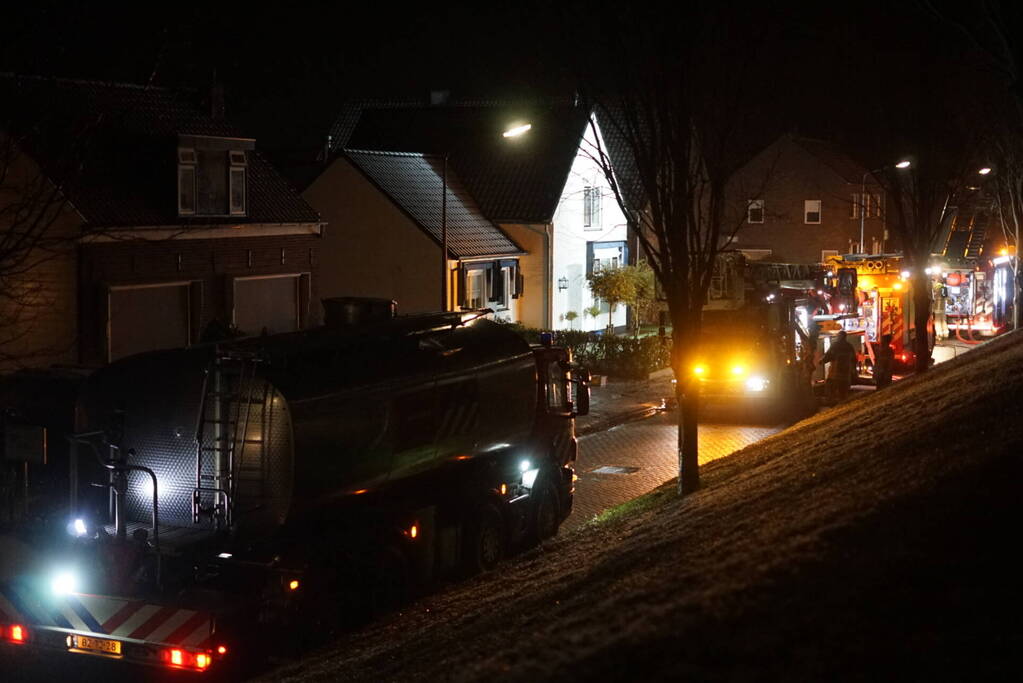 Veel rookontwikkeling bij schoorsteenbrand