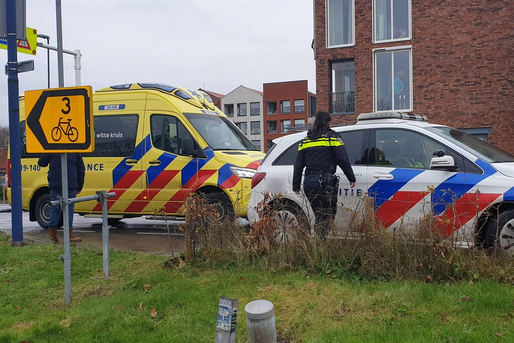 Automobilist ziet fietser over het hoofd