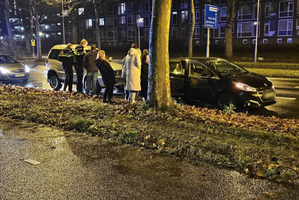 Schade bij kop-staart botsing