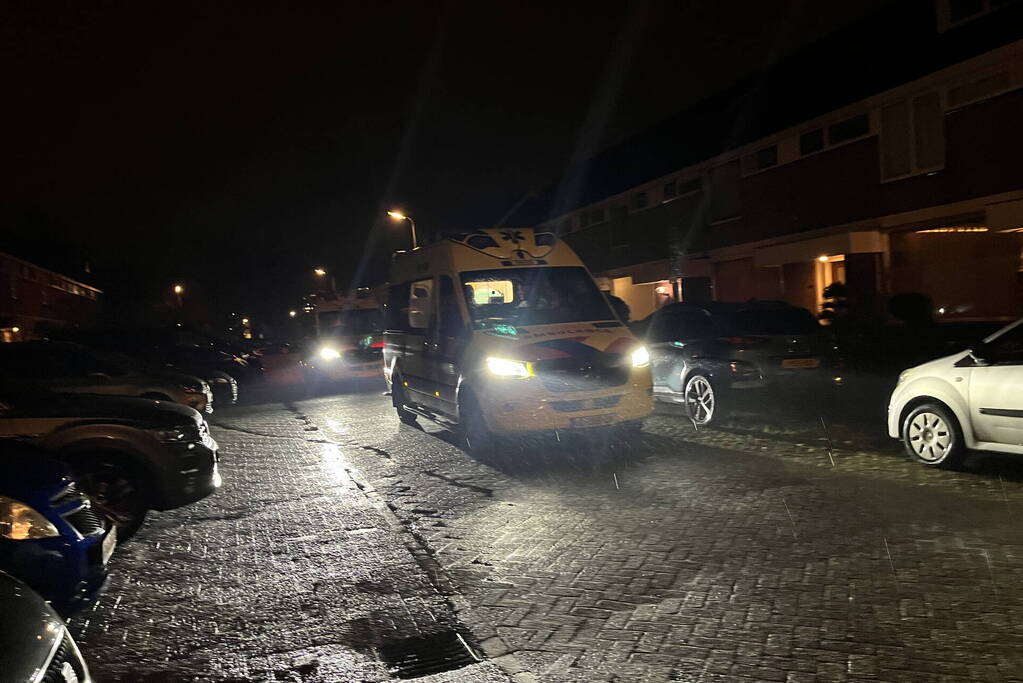 Traumateam assisteert bij medisch incident